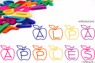 Alpha Apples Font Adds Playful Flair to Branding Projects