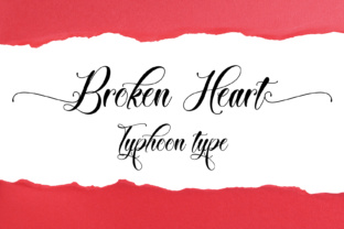 Broken Heart Font Review for Brand Designers