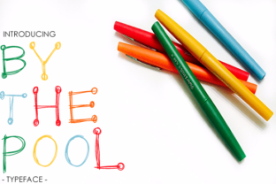 By the Pool Font for Editorial Design Projects