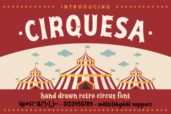 Cirquesa Font: A Playful Display Typeface for Editorial Design