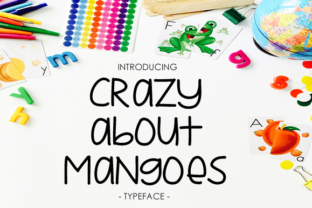 Crazy About Mangoes: A Bold Sans Serif Font for Editorial Design