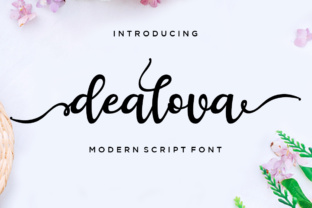 Dealova Script Font: A Timeless Typeface for Editorial Design