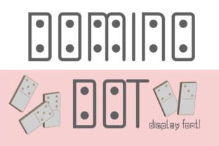 Domino Dot Duo Font: A Versatile Typeface for Crafters