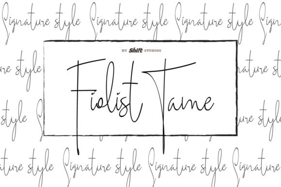 Fiolist Tame Font: Handwritten Script for Digital Branding