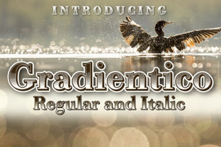 Gradientico: A Retro Typeface for Bold Branding