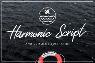 Harmonic Script Font for Modern Web Design and Branding