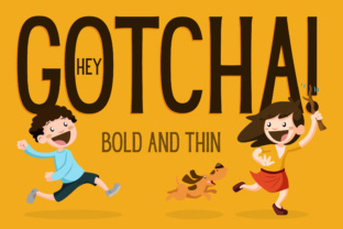 Hey Gotcha Font Review: A Playful Typeface for Kids and Creative Campaigns