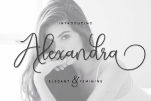 Introducing Alexandra Script: Modern Calligraphy Font