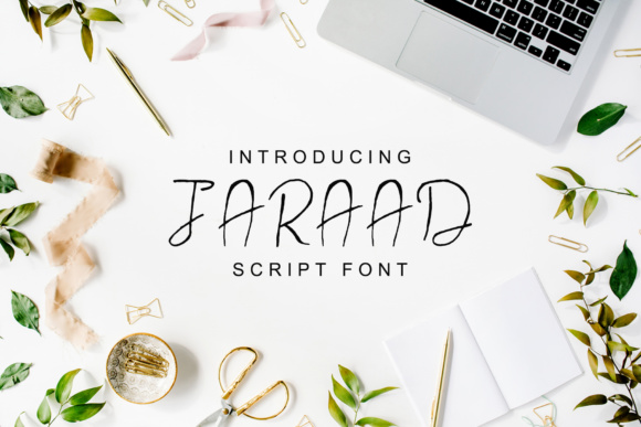 Jaraad Family: A Modern Script Font for Digital Branding