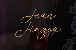 Jean Jingga Font for Crafters and Creative Makers