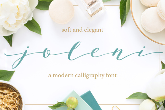 Joleni Font: A Soft and Elegant Script for Crafters