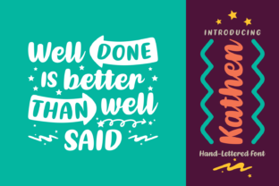 Kathen Font: A Handwritten Script for Creative Makers