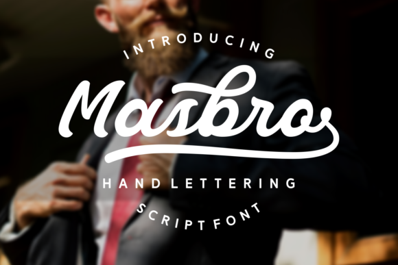 Masbro Font: A Script Typeface for Bold Web Design