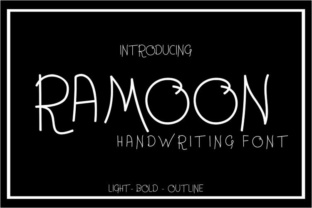Ramoon Handwritten Font for Makers and Designers