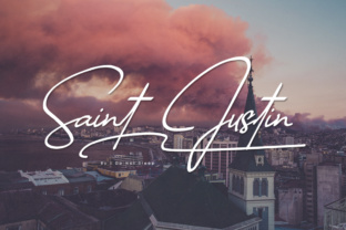 Saint Justin Font for Makers and Creative Shops