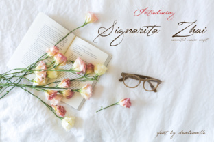 Signarita Zhai: A Connected Cursive Script Font for Creative Makers