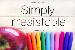 Simply Irresistible Font for Modern Editorial Design
