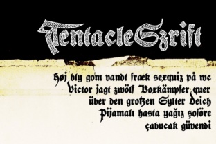 Tentacle Szrift: A Font for Editorial Elegance