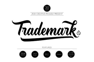 Trademark Font for Stylish Web Design and Branding