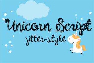 Unicorn Script Jitter: A Chalkboard Font for Creative Makers