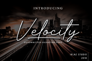 Velocity Font: Elegant Script for Digital Branding