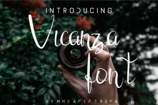 Vicanza Font: A Script Typeface That Elevates Branding