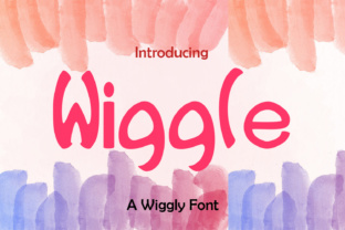 Wiggle Font for Handmade and Commercial Craft Projects