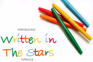 Written in the Stars Font for Friendly Branding and Design