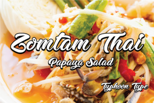 Zomtam Thai Font for Modern Web Design and Branding